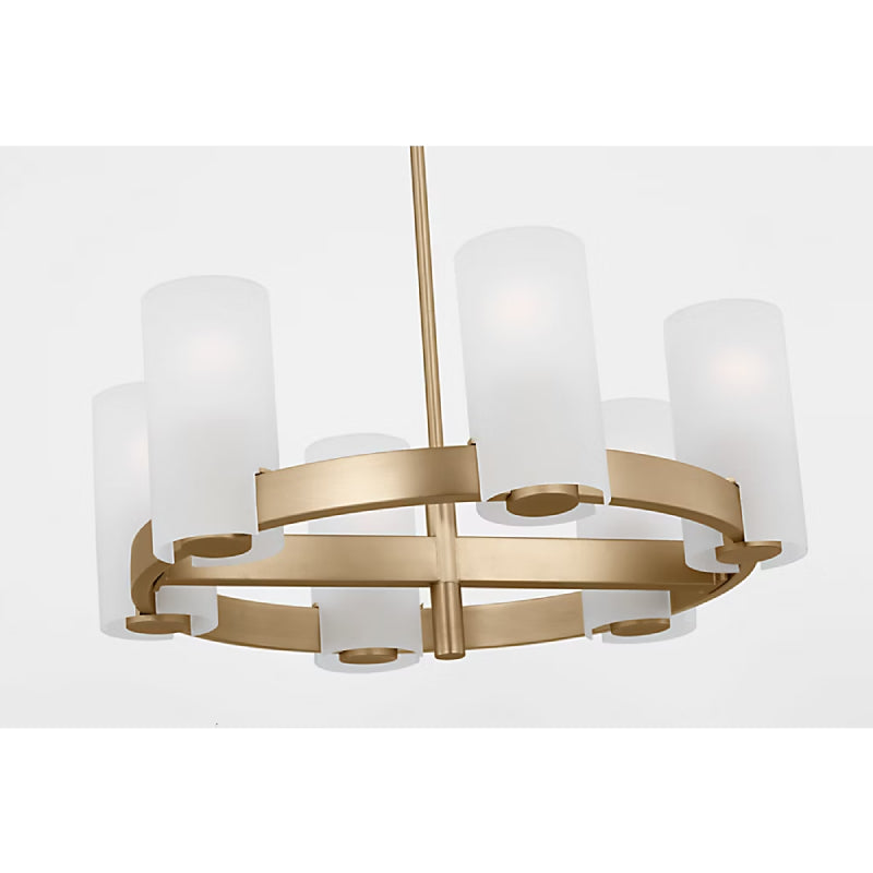 Visual Comfort DJC1156 Rhode 6-lt 24" Chandelier - Satin Brass