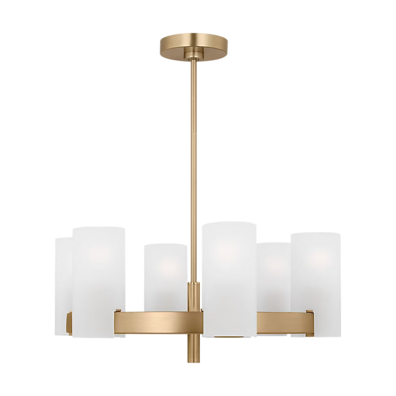 Visual Comfort DJC1156 Rhode 6-lt 24" Chandelier - Satin Brass
