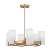 Visual Comfort DJC1156 Rhode 6-lt 24" Chandelier - Satin Brass