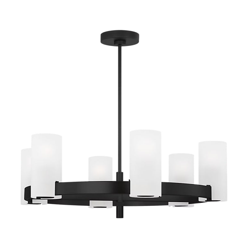 Visual Comfort DJC1166 Rhode 6-lt 30" Chandelier - Midnight Black