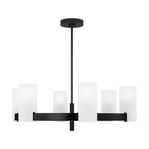 Visual Comfort DJC1166 Rhode 6-lt 30" Chandelier - Midnight Black