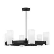 Visual Comfort DJC1166 Rhode 6-lt 30" Chandelier - Midnight Black