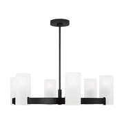 Visual Comfort DJC1166 Rhode 6-lt 30" Chandelier - Midnight Black