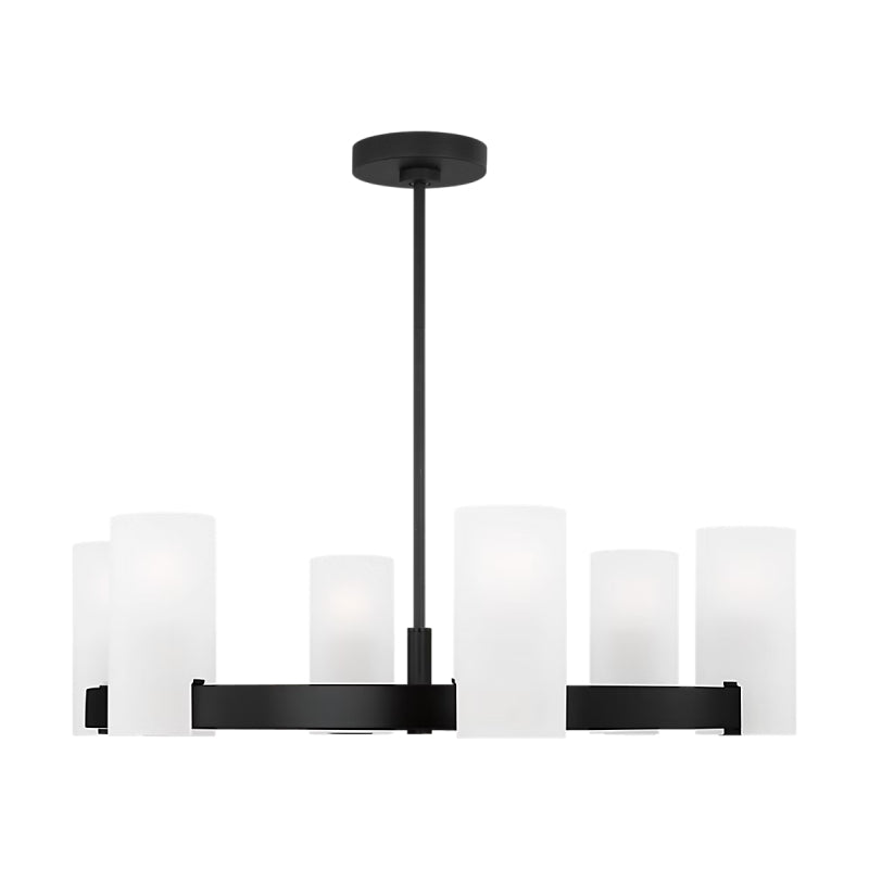 Visual Comfort DJC1166 Rhode 6-lt 30" Chandelier - Midnight Black
