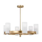Visual Comfort DJC1166 Rhode 6-lt 30" Chandelier - Satin Brass