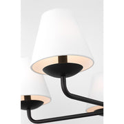 Visual Comfort DJC1175 Albion 5-lt 28" Chandelier - Midnight Black
