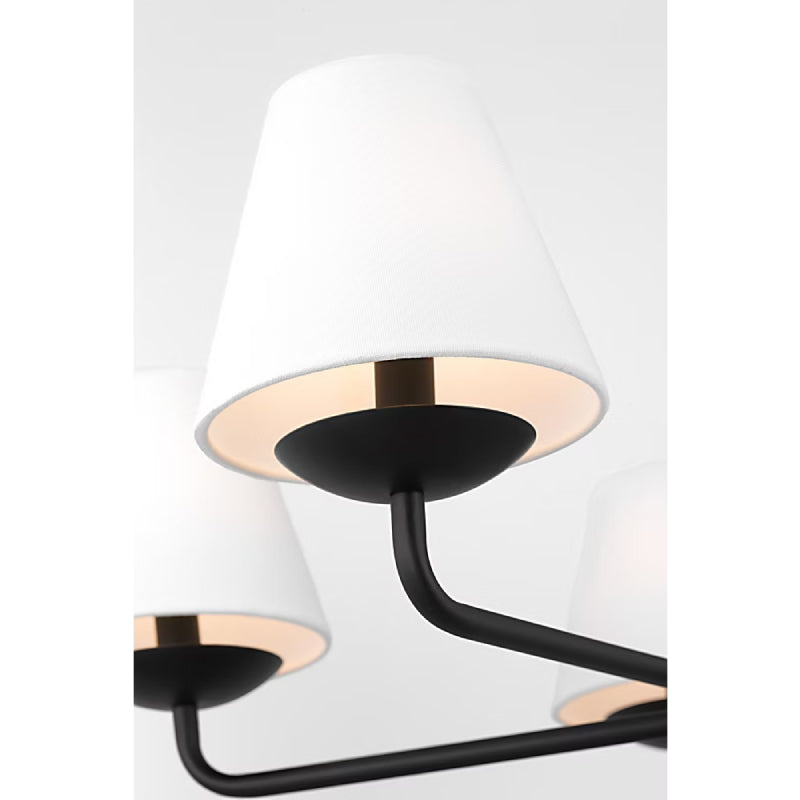 Visual Comfort DJC1175 Albion 5-lt 28" Chandelier - Midnight Black