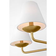 Visual Comfort DJC1175 Albion 5-lt 28" Chandelier - Satin Brass