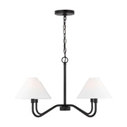 Visual Comfort DJC1194 Eldon 4-lt 30" Chandelier - Midnight Black
