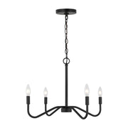 Visual Comfort DJC1194 Eldon 4-lt 30" Chandelier - Midnight Black