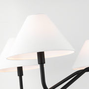 Visual Comfort DJC1205 Eldon 5-lt 34" Chandelier - Midnight Black