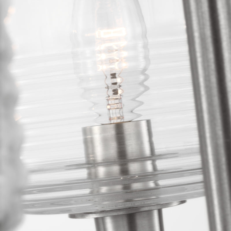 Visual Comfort DJC1233 Lochdale 3-lt 18" Small Chandelier - Brushed Nickel