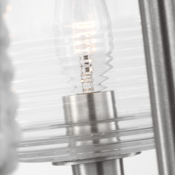 Visual Comfort DJC1233 Lochdale 3-lt 18" Small Chandelier - Brushed Nickel