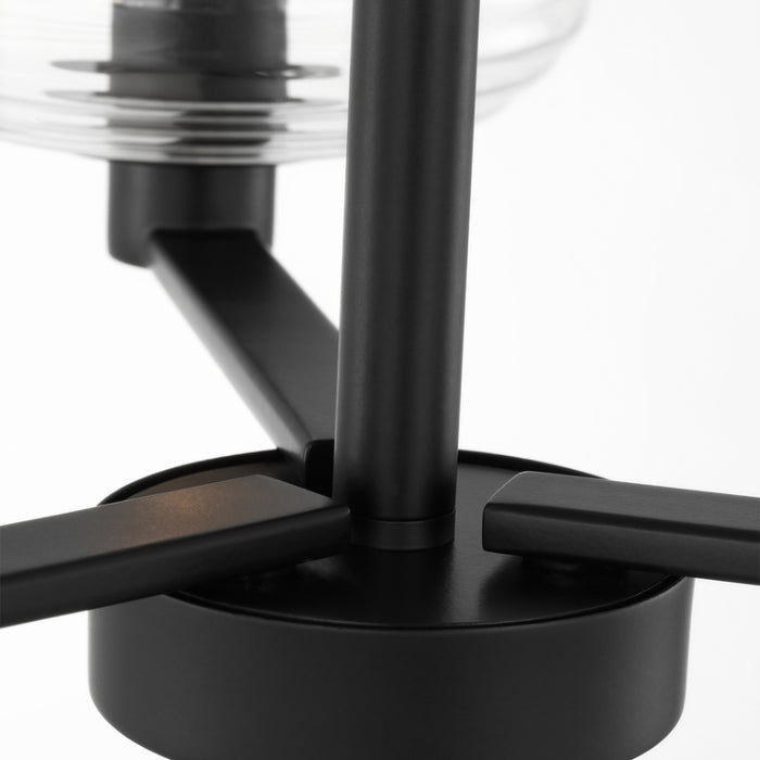 Visual Comfort DJC1233 Lochdale 3-lt 18" Small Chandelier - Midnight Black