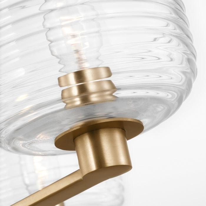 Visual Comfort DJC1233 Lochdale 3-lt 18" Small Chandelier - Satin Brass