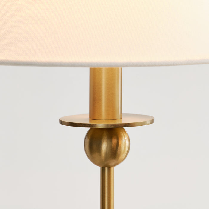 Visual Comfort DJC1246 Elsay 6-lt 36" Large Chandelier - Satin Brass