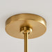 Visual Comfort DJC1246 Elsay 6-lt 36" Large Chandelier - Satin Brass