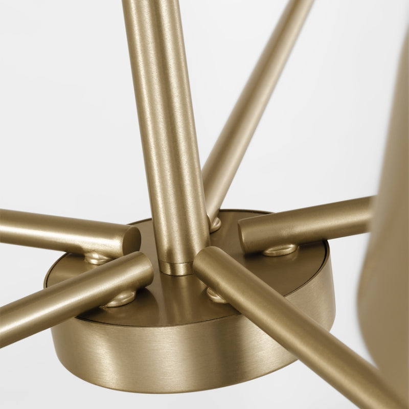 Visual Comfort DJC1265 Ender 5-lt 33" Chandelier - Satin Brass