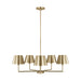 Visual Comfort DJC1265 Ender 5-lt 33" Chandelier - Satin Brass