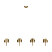 Visual Comfort DJC1274 Ender 4-lt 56" Large Linear Chandelier - Satin Brass