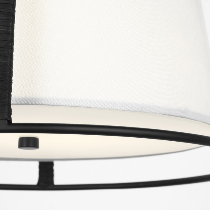 Visual Comfort DJF1002 Cortes 2-lt 14" Medium Flush Mount - Midnight Black