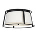 Visual Comfort DJF1002 Cortes 2-lt 14" Medium Flush Mount - Midnight Black