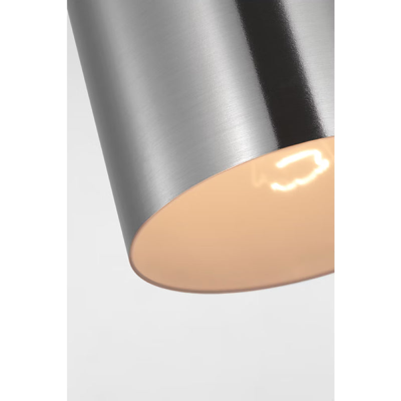 Visual Comfort DJF1021 Archer 1-lt 6" Small Flush Mount - Brushed Steel