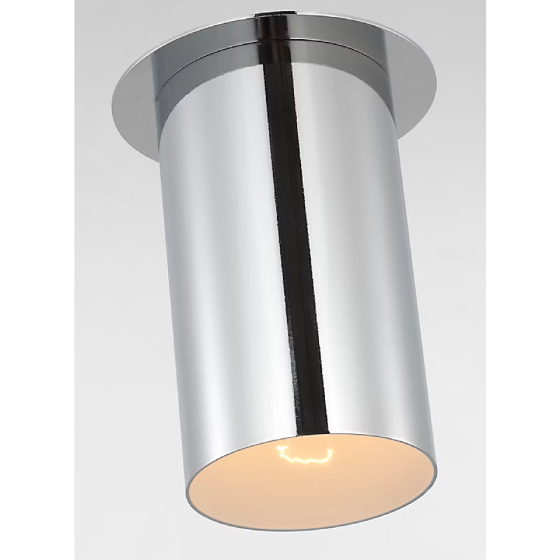 Visual Comfort DJF1021 Archer 1-lt 6" Small Flush Mount - Chrome