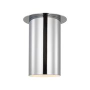 Visual Comfort DJF1021 Archer 1-lt 6" Small Flush Mount - Chrome
