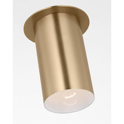 Visual Comfort DJF1021 Archer 1-lt 6" Small Flush Mount - Satin Brass