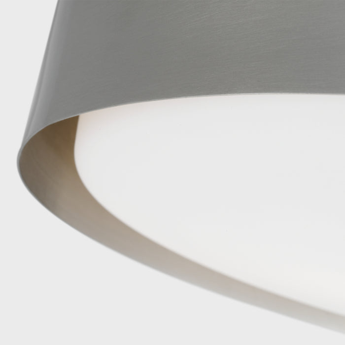 Visual Comfort DJF1042 Dartmore 2-lt 15" Medium Flush Mount - Brushed Nickel