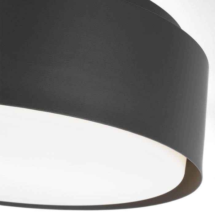 Visual Comfort DJF1042 Dartmore 2-lt 15" Medium Flush Mount - Midnight Black