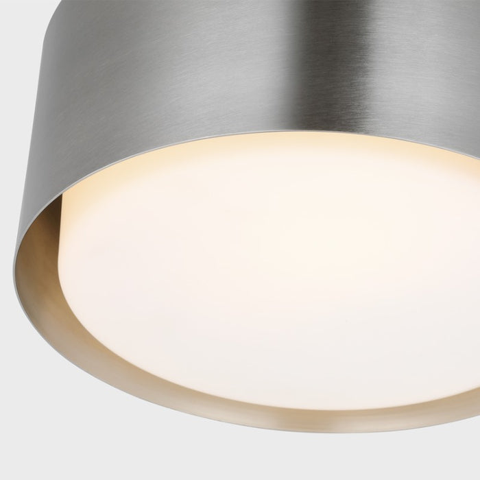 Visual Comfort DJF1051 Dartmore 1-lt 10" Small Flush Mount - Brushed Nickel
