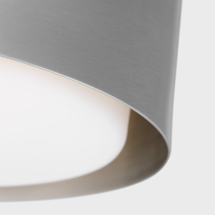 Visual Comfort DJF1051 Dartmore 1-lt 10" Small Flush Mount - Brushed Nickel