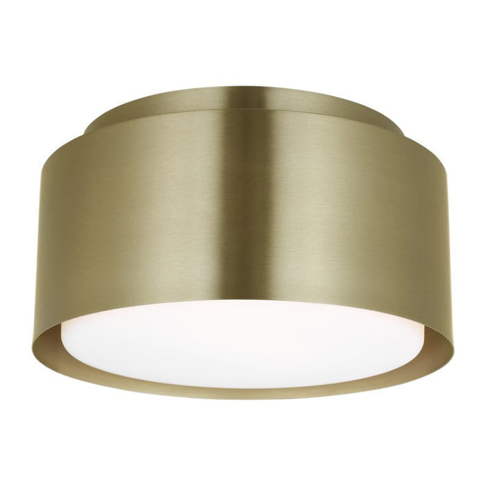Visual Comfort DJF1051 Dartmore 1-lt 10" Small Flush Mount - Satin Brass