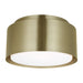 Visual Comfort DJF1051 Dartmore 1-lt 10" Small Flush Mount - Satin Brass