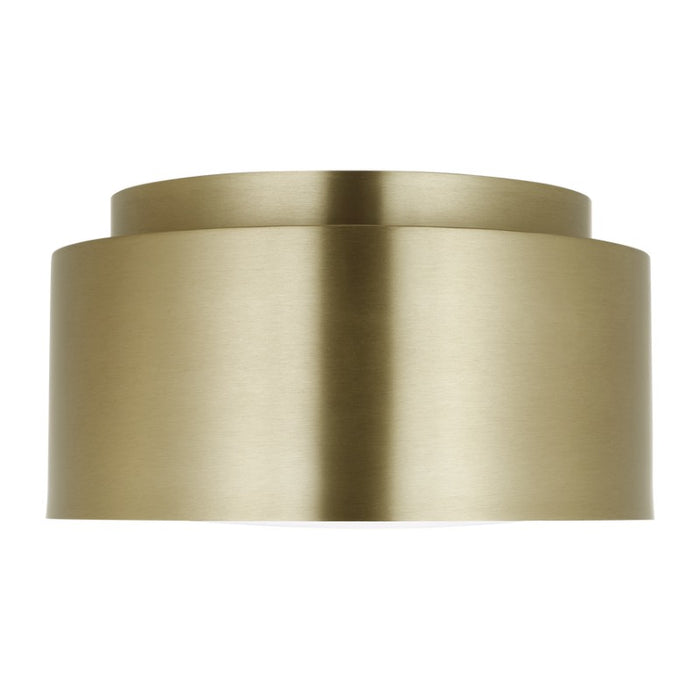 Visual Comfort DJF1051 Dartmore 1-lt 10" Small Flush Mount - Satin Brass