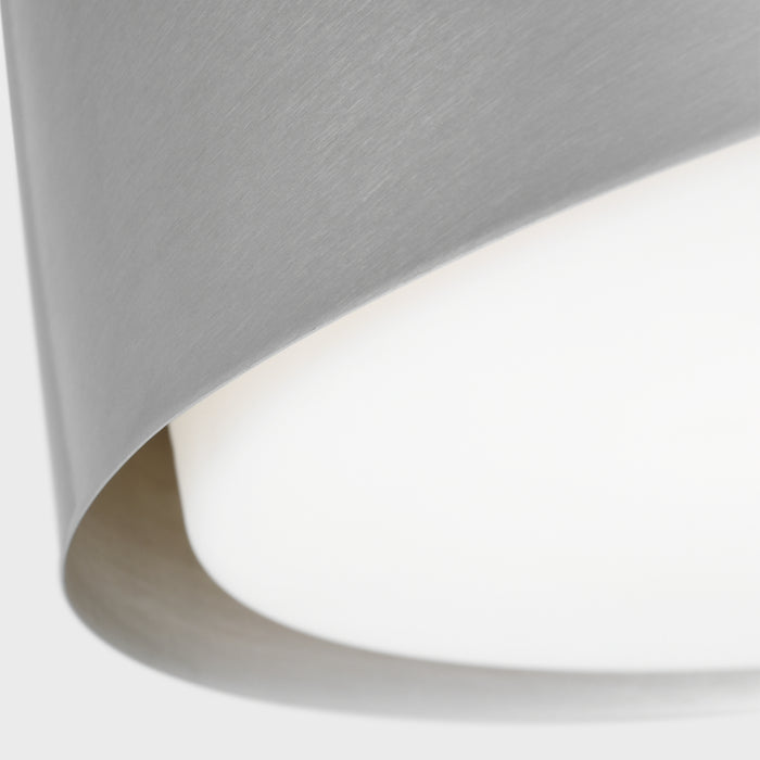 Visual Comfort DJF1063 Dartmore 3-lt 18" Large Flush Mount - Brushed Nickel