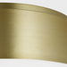 Visual Comfort DJF1063 Dartmore 3-lt 18" Large Flush Mount - Satin Brass