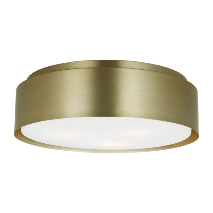 Visual Comfort DJF1063 Dartmore 3-lt 18" Large Flush Mount - Satin Brass