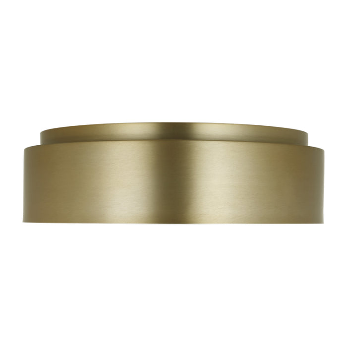 Visual Comfort DJF1063 Dartmore 3-lt 18" Large Flush Mount - Satin Brass
