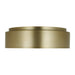 Visual Comfort DJF1063 Dartmore 3-lt 18" Large Flush Mount - Satin Brass