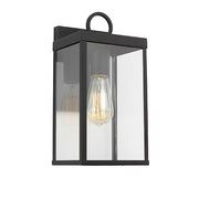 Visual Comfort DJO1001 Howell 1-lt 13" Tall Outdoor Small Wall Lantern - Textured Black