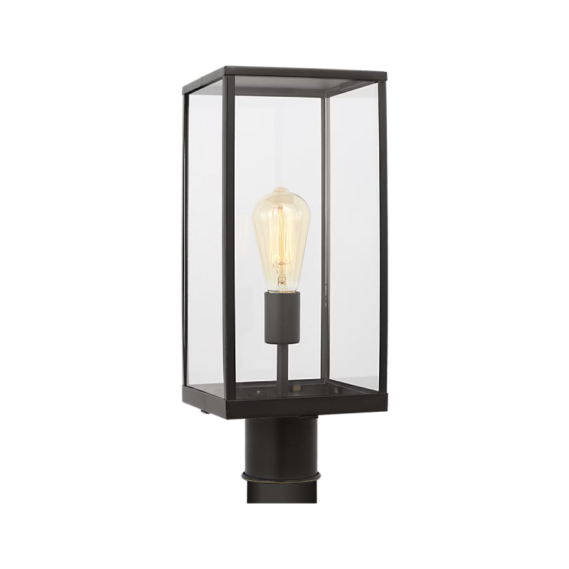 Visual Comfort DJO1041 Howell 1-lt 17" Tall Outdoor Medium Post Lantern - Antique Bronze