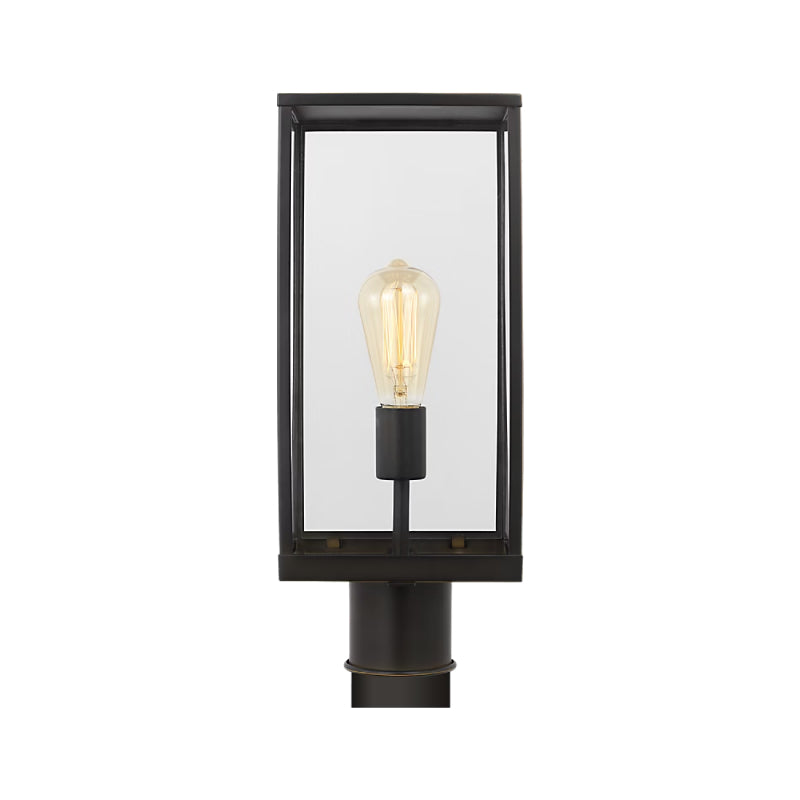 Visual Comfort DJO1041 Howell 1-lt 17" Tall Outdoor Medium Post Lantern - Antique Bronze