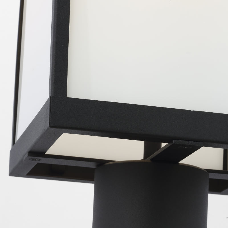 Visual Comfort DJO1041 Howell 1-lt 17" Tall Outdoor Medium Post Lantern - Texture Black