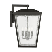 Visual Comfort DJO1084 Kennewick 4-lt 19" Tall Outdoor Extra Large Wall Lantern - Textured Black