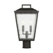 Visual Comfort DJO1092 Kennewick 2-lt 17" Tall Outdoor Medium Post Lantern - Texture Black