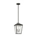 Visual Comfort DJO1102 Kennewick 2-lt 9" Medium Pendant Lantern - Texture Black