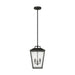 Visual Comfort DJO1102 Kennewick 2-lt 9" Medium Pendant Lantern - Texture Black
